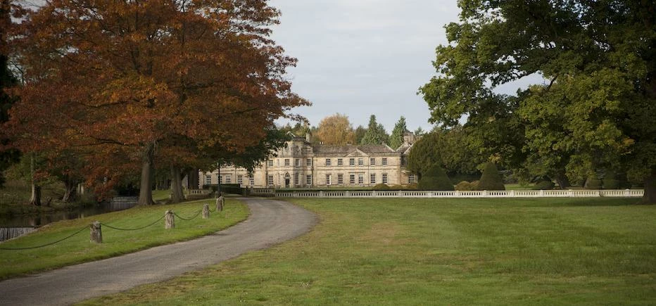 The Grade II* listed property, Grantley Hall. 