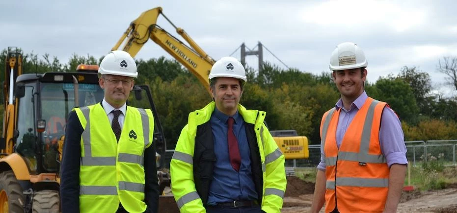Work has started on the second phase of the business park development Bridgehead. 