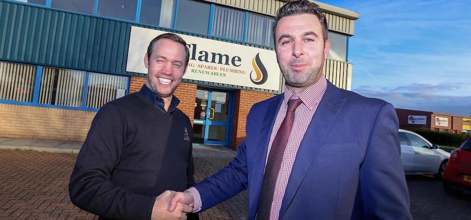 (L-R): John Savage with Simon Scott
