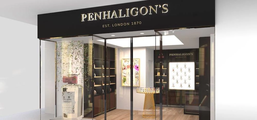 The new Penhaligon's outlet at Bluewater shopping centre.