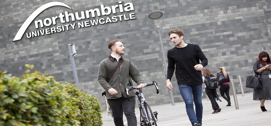 Northumbria University students at City Campus East.