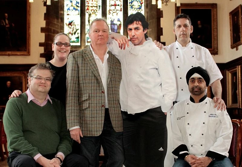 Celebrating the launch of the 2012 Durham City Food Festival (27-28 October 2012). Left to Right: C