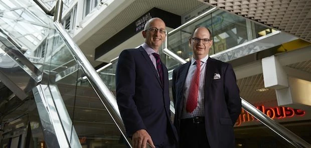 Chris Allen, managing partner at Blacks Solicitors and Edward Ziff, of Town Centre Securities