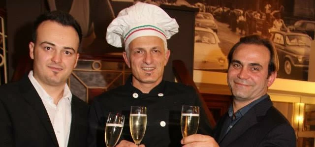 GM Toni Karemanaj, Head Chef Gigi Sedda and Restaurateur Attilio Sergi 