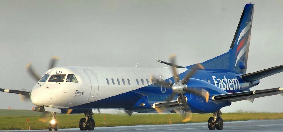 Eastern Airways has introduced a 50-seat Saab 2000 aircraft for its Leeds Bradford - Southampton rou