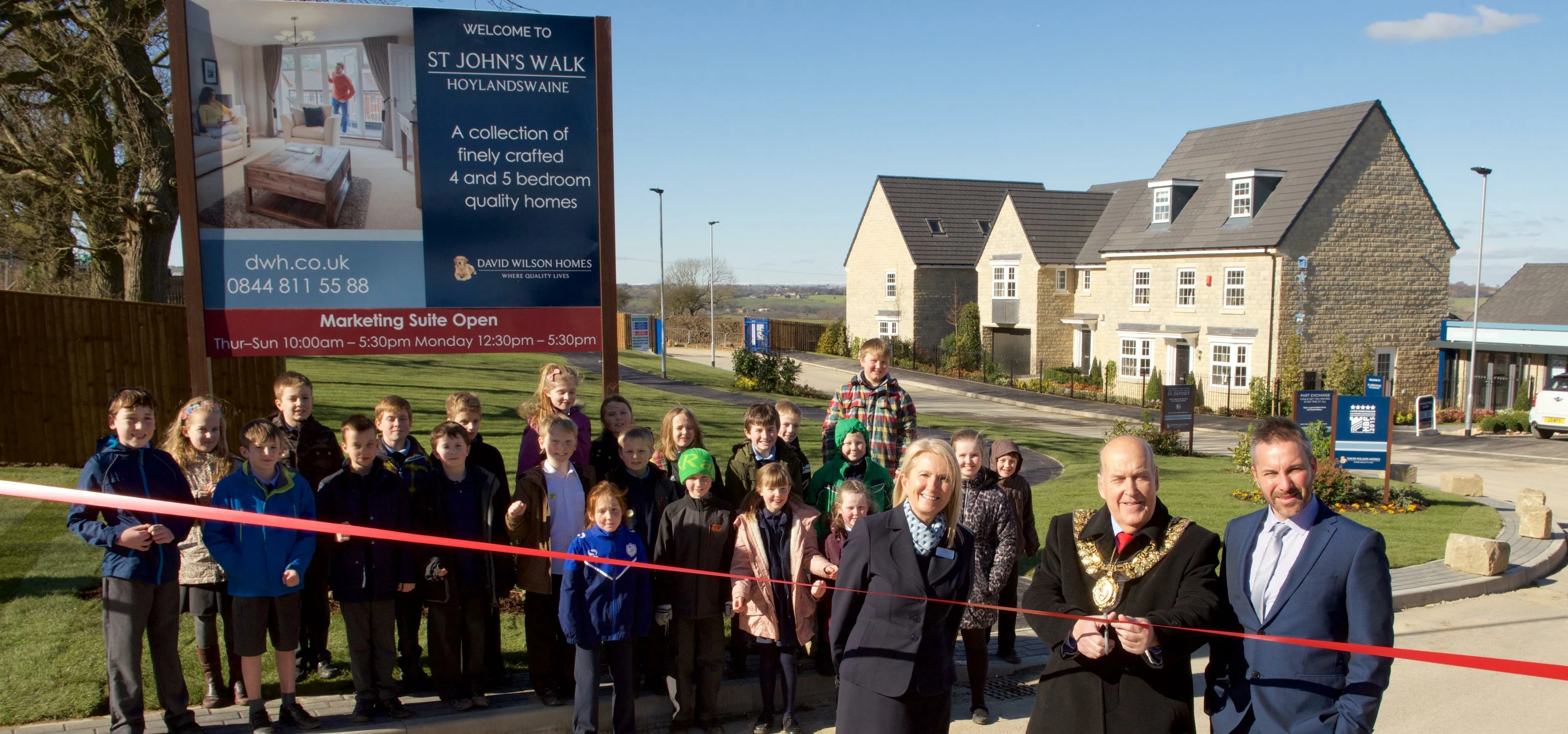 Leading housebuilder contributes over £1 million to local projects in Hoylandswaine