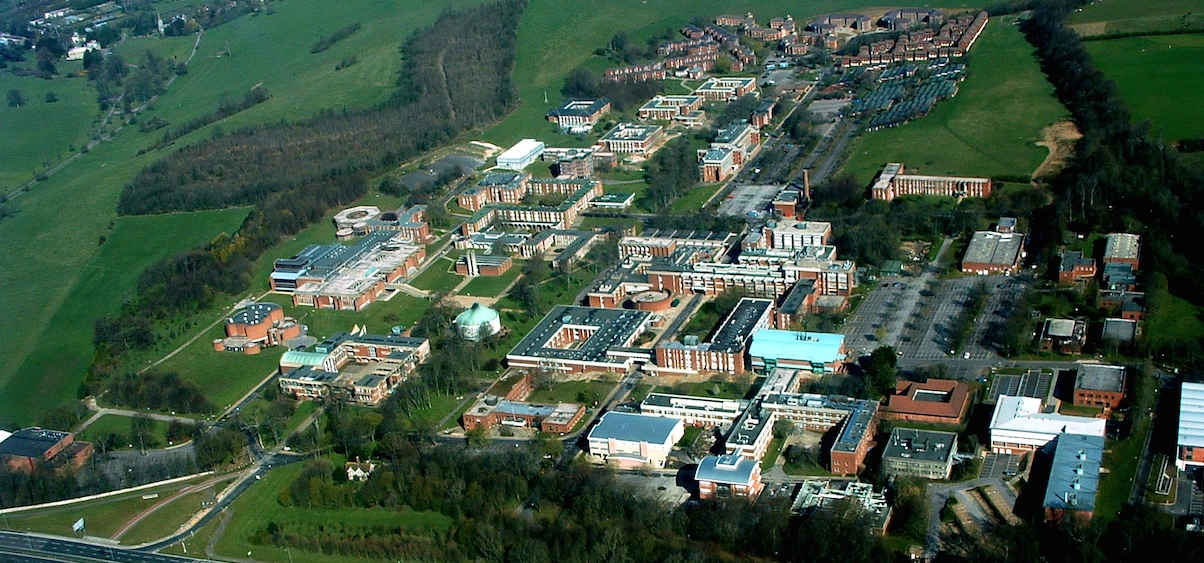 University of Sussex campus, aerial shot