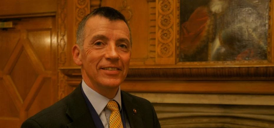 Colin Gillespie, President of the Manchester Society of Chartered Accountants
