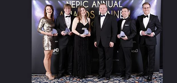 Lucy Pringle (Bond Dickinson), Jonny Lofthouse (Biochemica); Andrea Seedhouse (SABIC); Tony Jester (