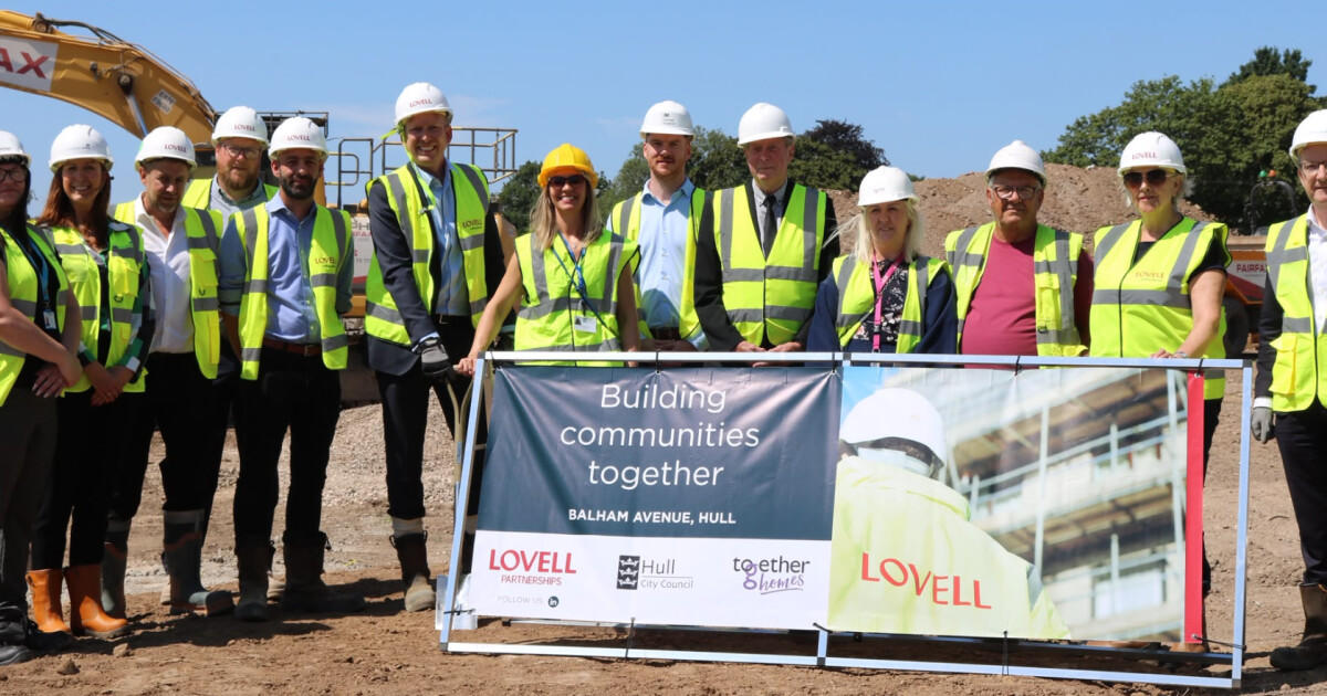 Visualisation of affordable homes in the Ings regeneration scheme in Hull