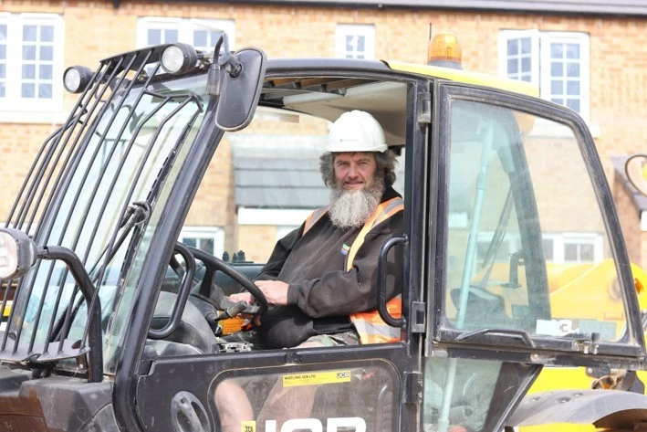 Paul Towers forklift truck driver  for Persimmon Homes Nottingham