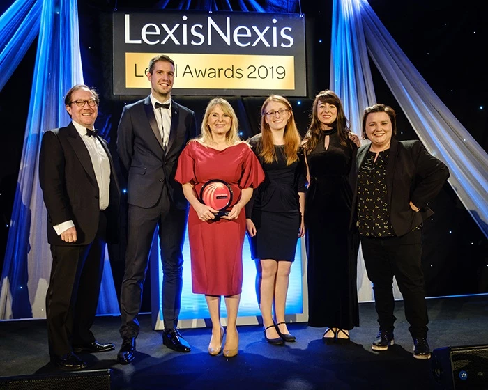 Ward Hadaway's Head of Public Sector picks up the Customer Focus Award