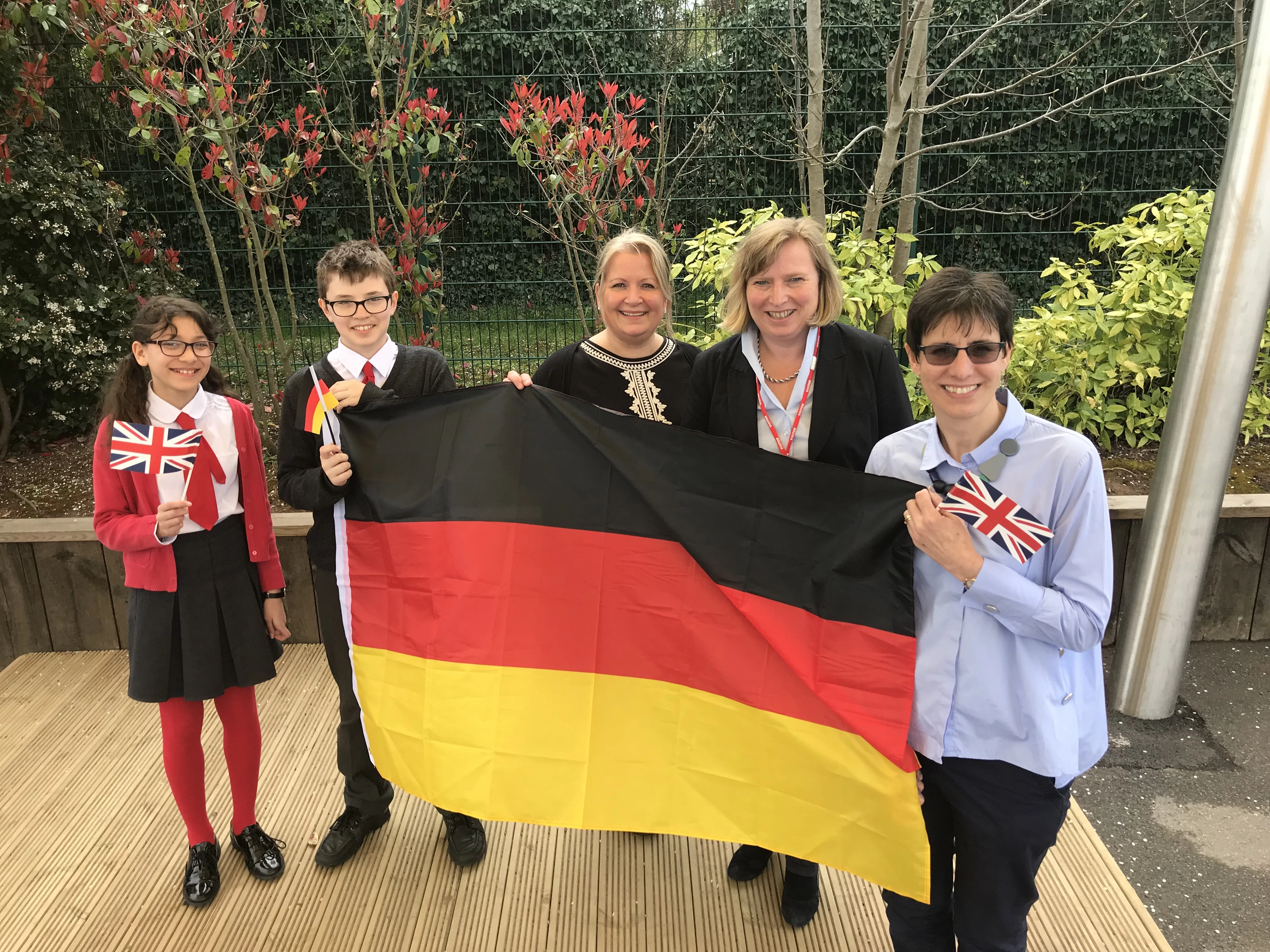 St Edmund Campion School with headteacher Anita Blake (right)