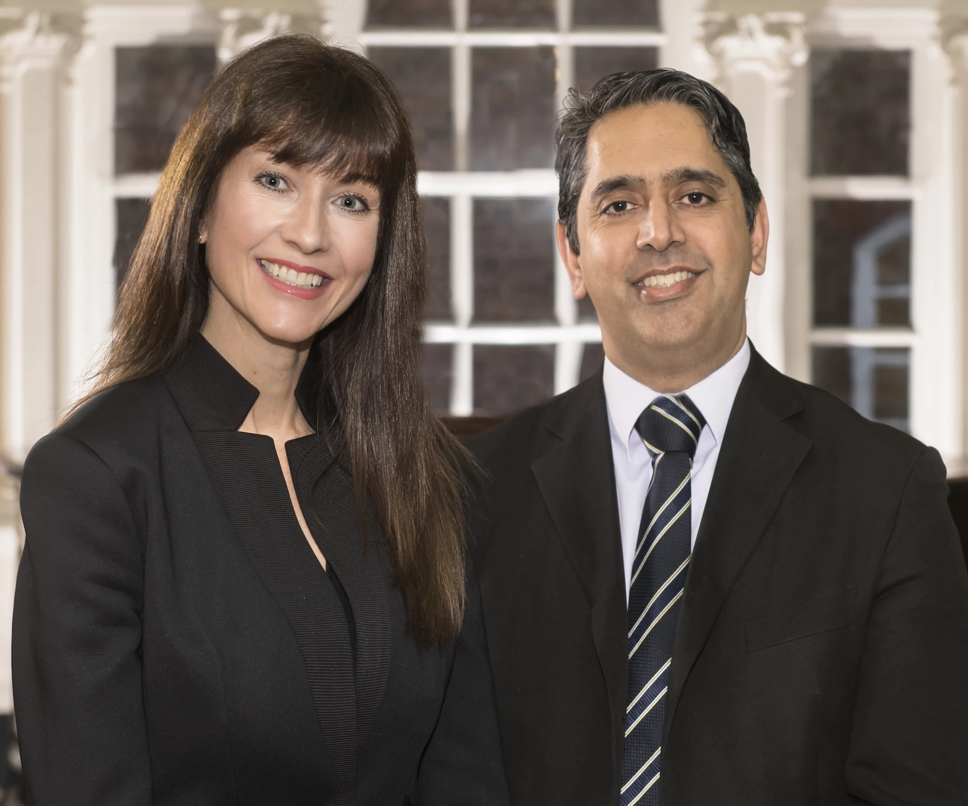 Barry Khan and Hilary Irving, managing director and director of First North Law.