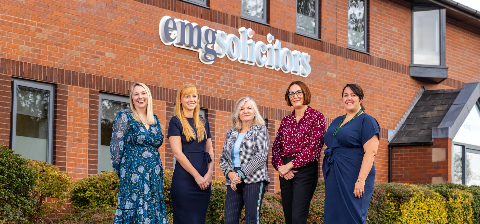 From left to right: Samantha Edward, Lauren Gray, Deborah Jude, Joanne Shearer and Jemma Morland