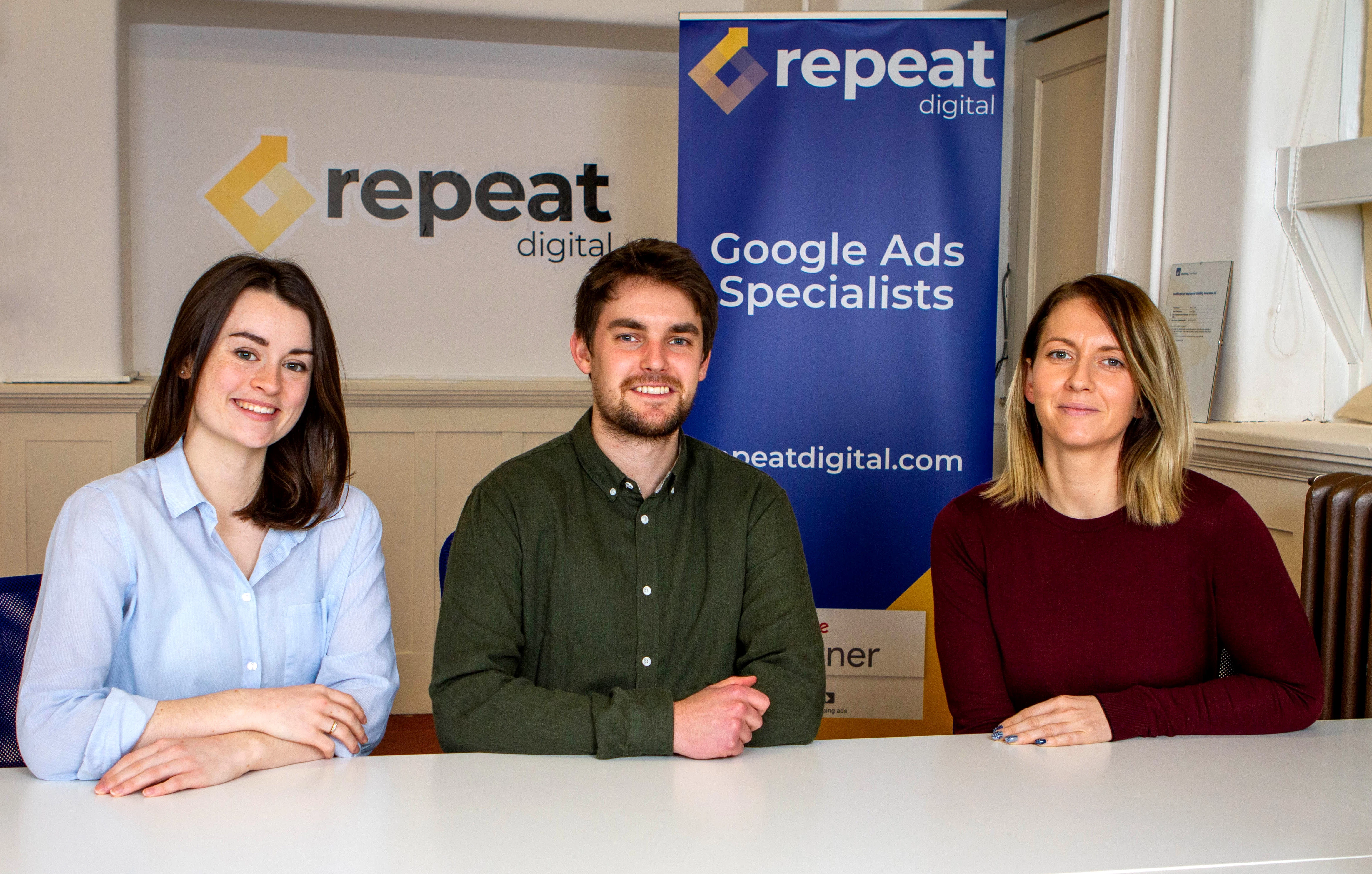 Team at Repeat Digital in Long Eaton