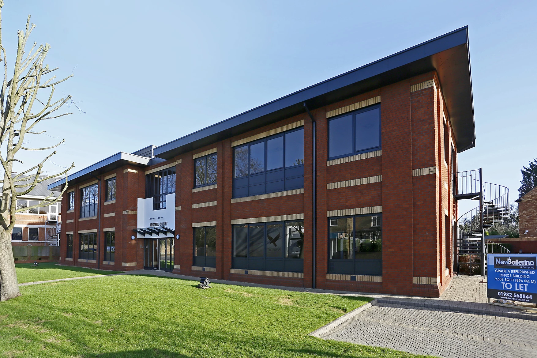 Krome Technology’s new 9,658 sq. ft. premises at Kestrel Court, Pound Road, Chertsey. 