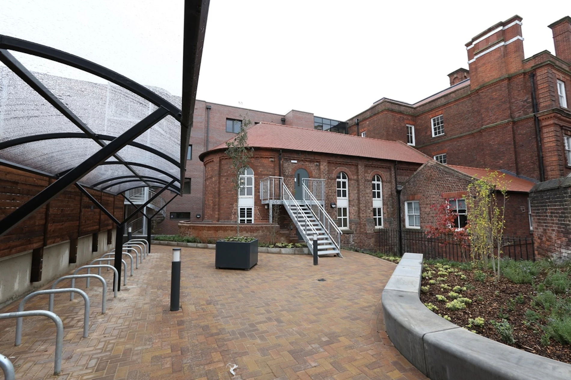 An exterior view of the student accommodation scheme on Solly Street.