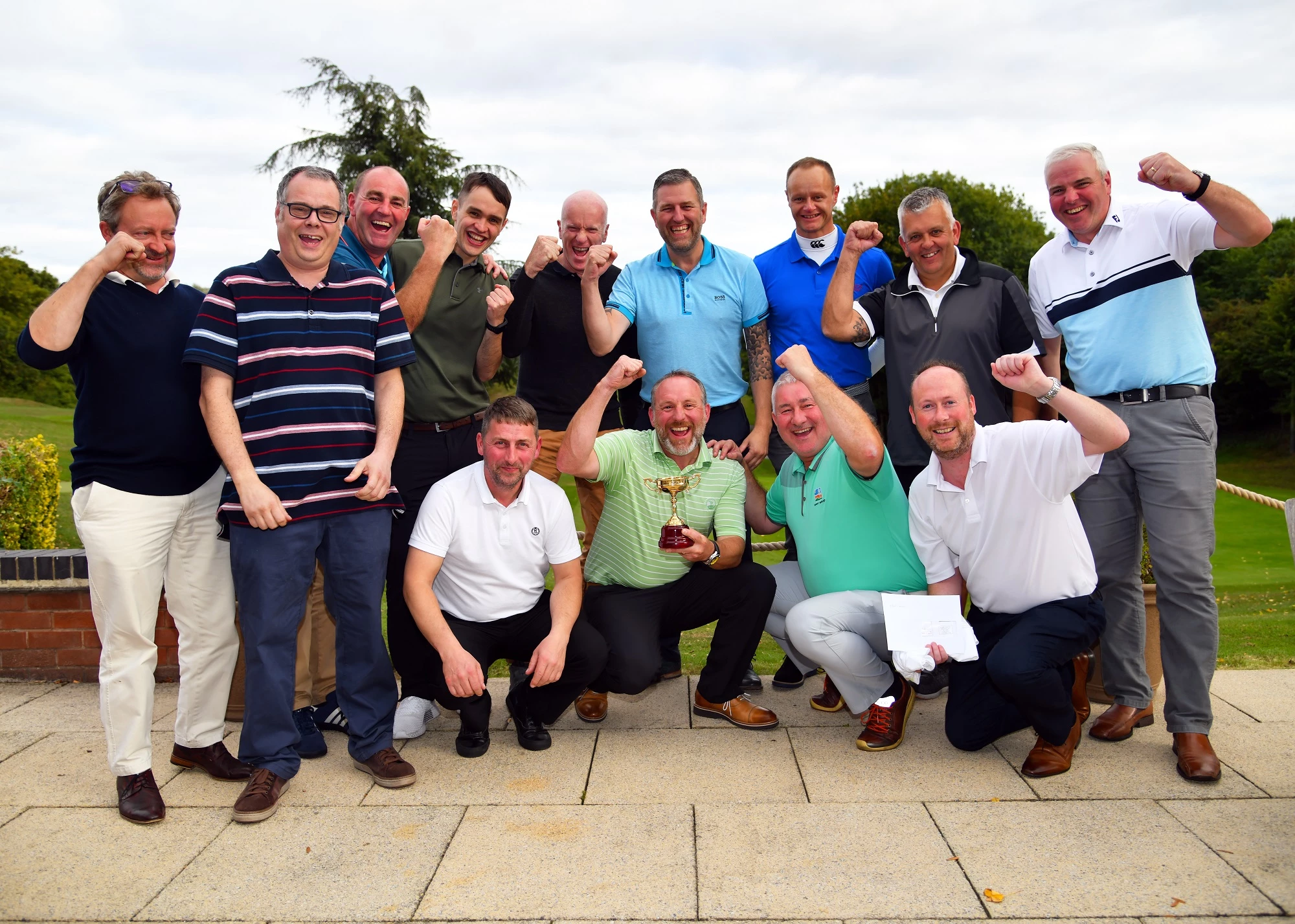Rest of the World team come out on top at golf day