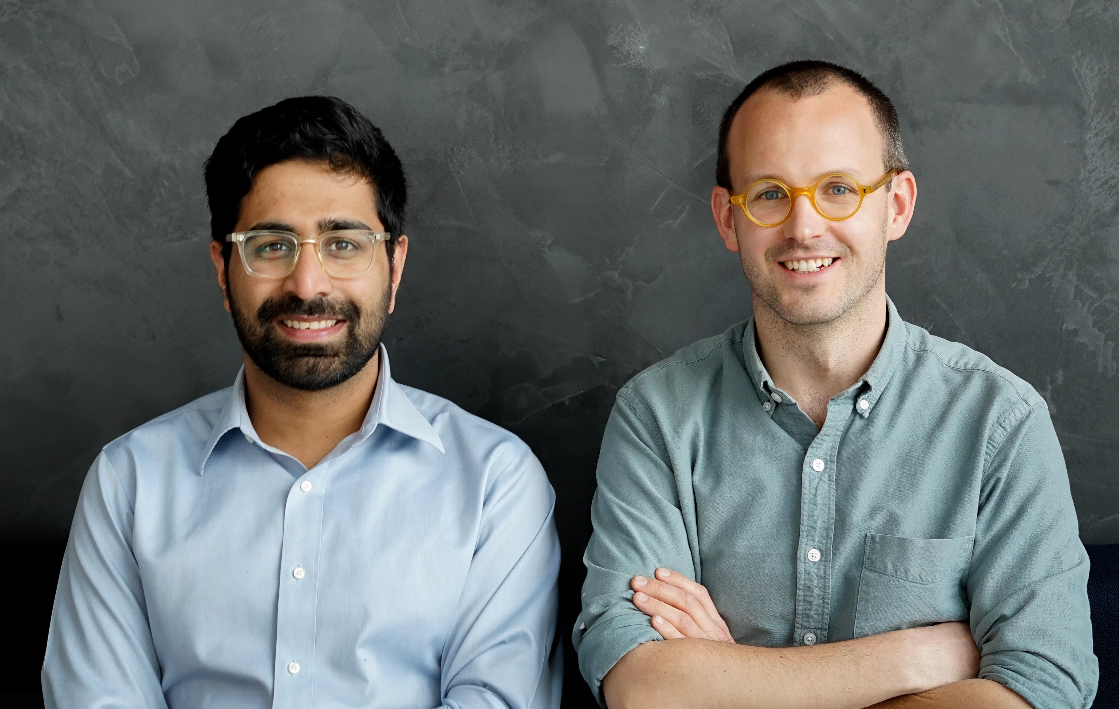 Glyphic co-founders Adam Liska and Devang Agrawal.