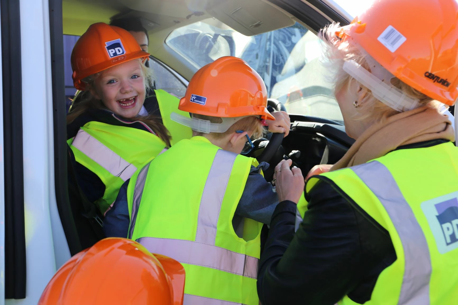 Students from Hartburn Primary School enjoy a trip around Teesport, taking part in activities and learning more about the industry.