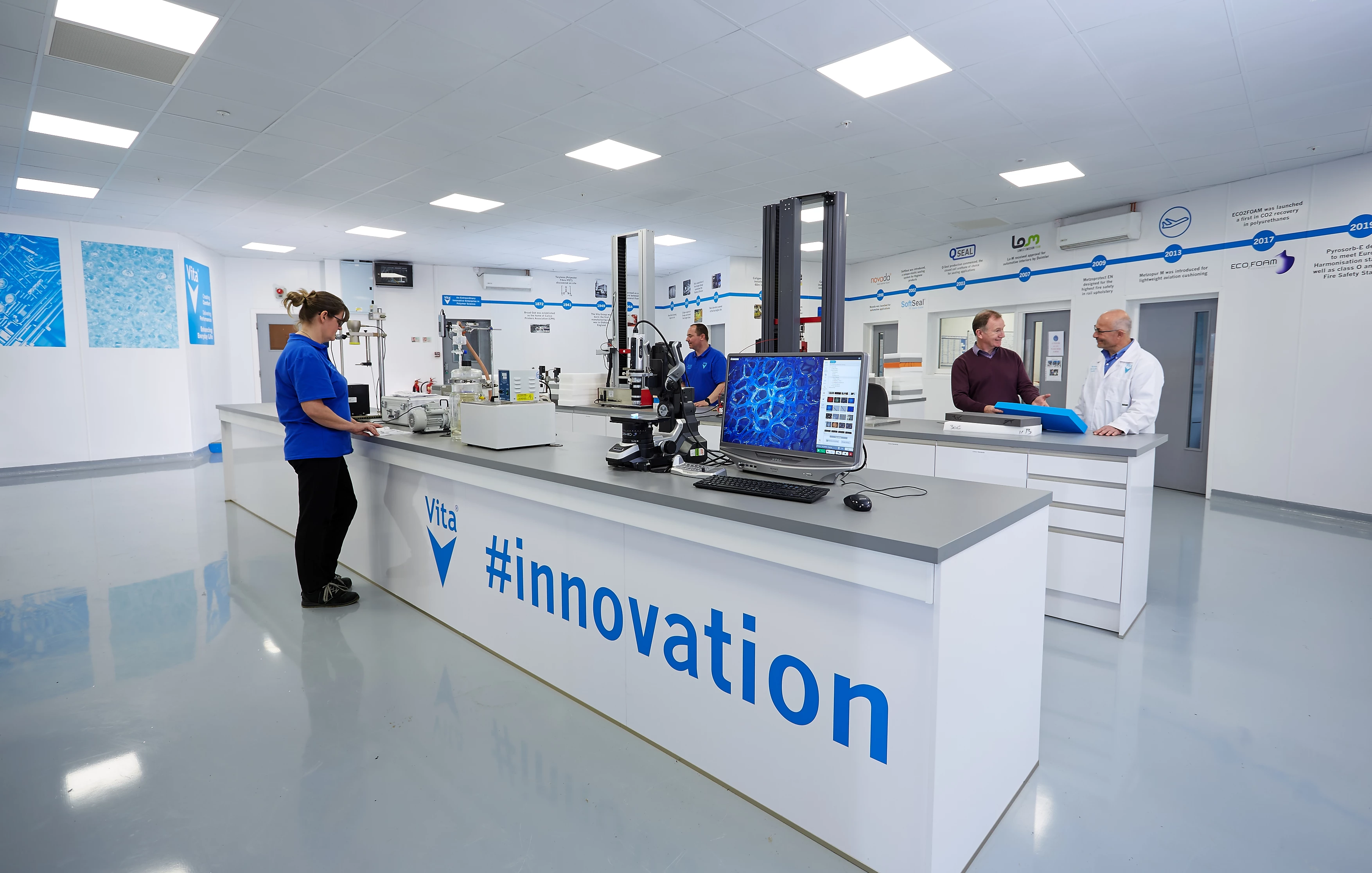 Vita's Accrington Innovation Centre has been at the forefront of sustinable foam R&D