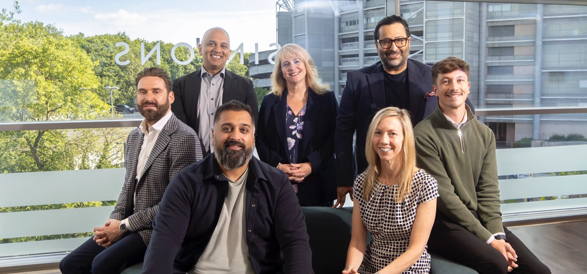 (L to r) Mark Nixon, Anoop Puri, Jag Singh, Sally-Ann Cain, Alok Loomba, Jane Meikle, Nathan Johnson .jpg