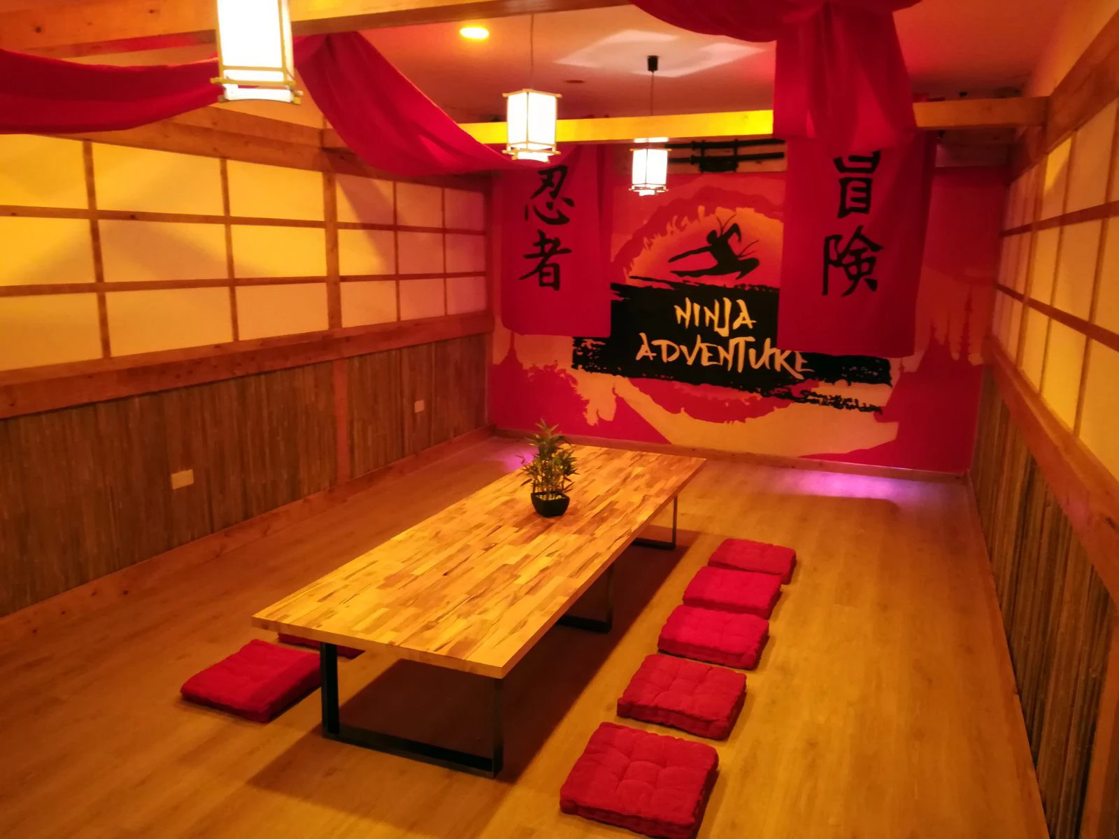 Party room at Ninja Adventure