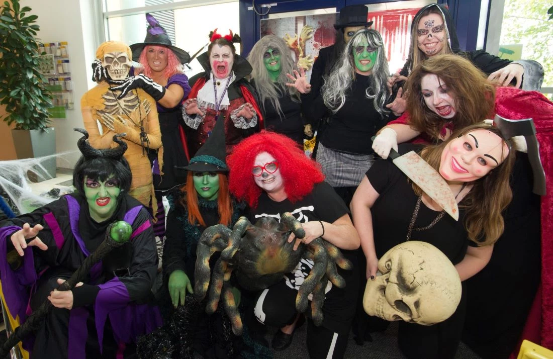 EDF Energy employees getting into the Halloween spirit
