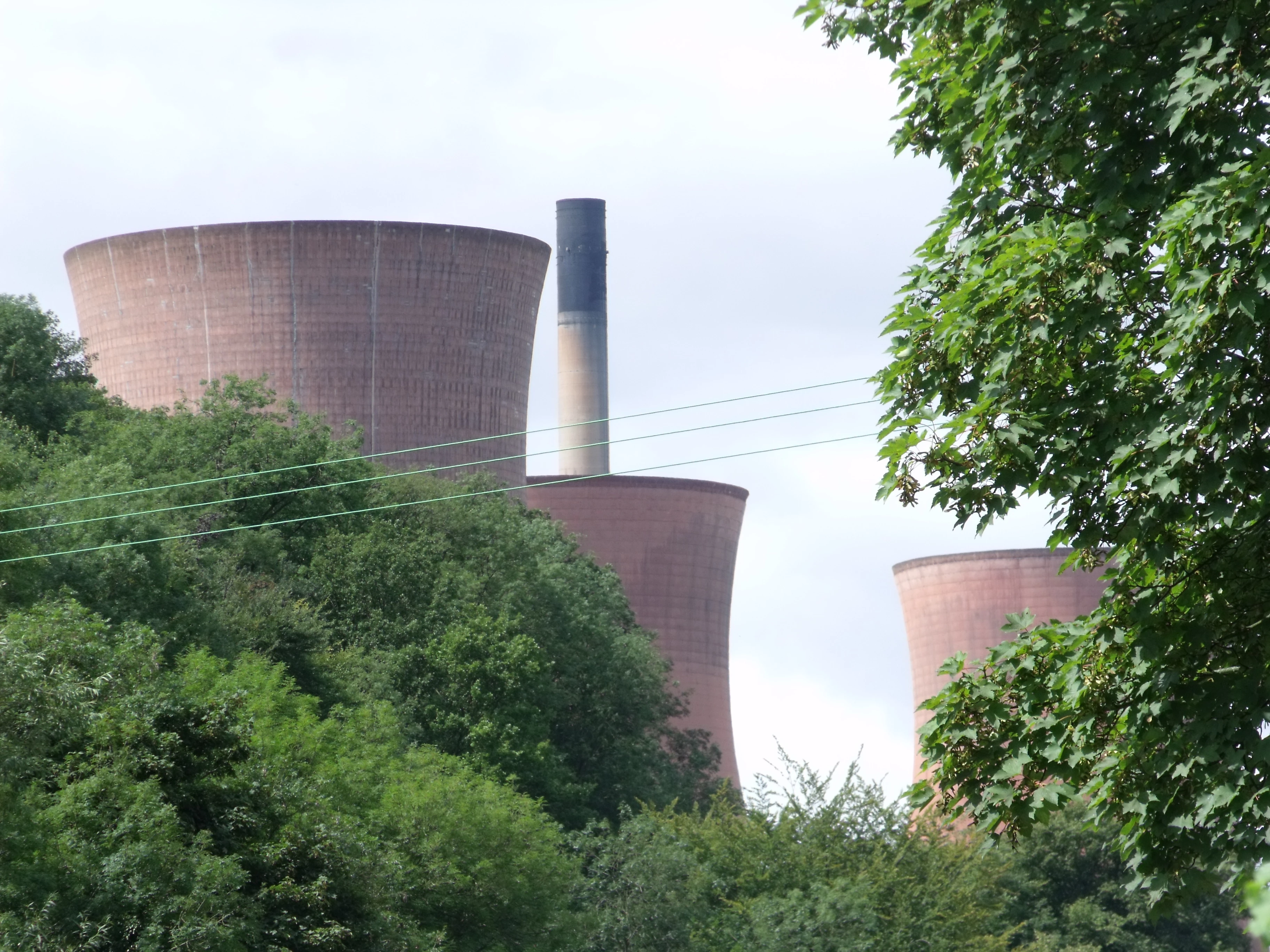 Power Station above the River Severn in Ironbridge
