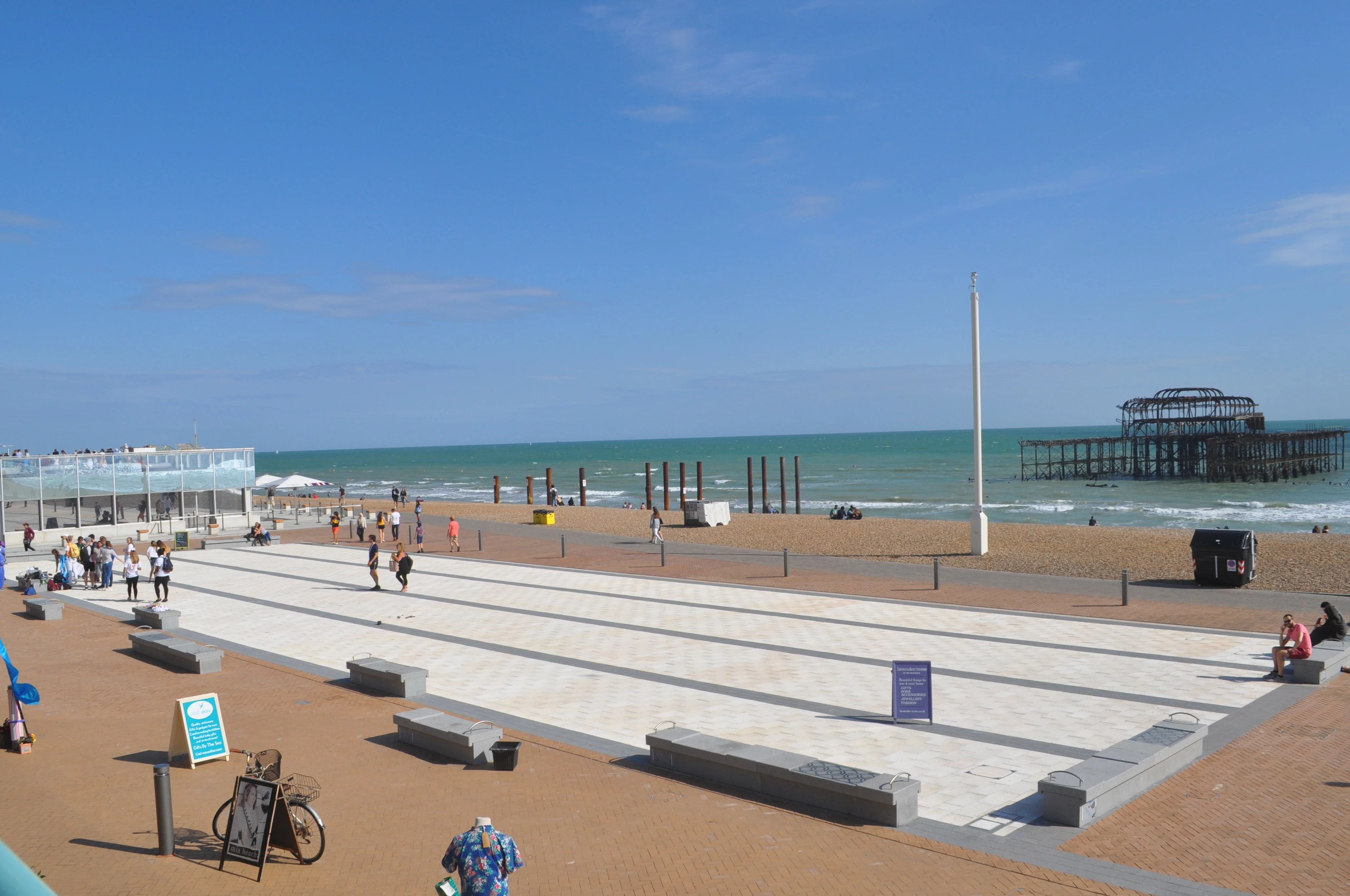 The plaza at Brighton.