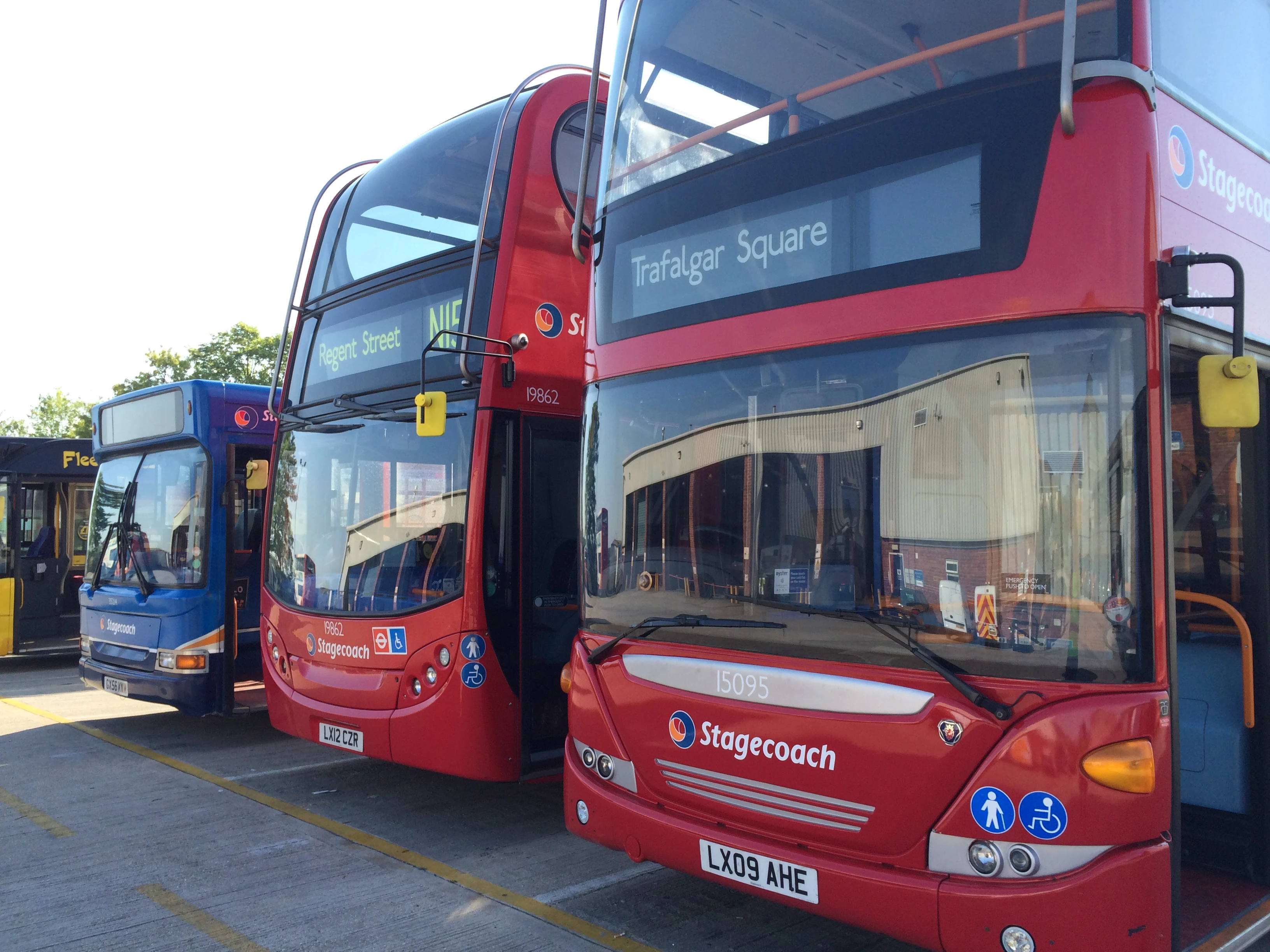 London Buses at Stagecoach Basingstoke.