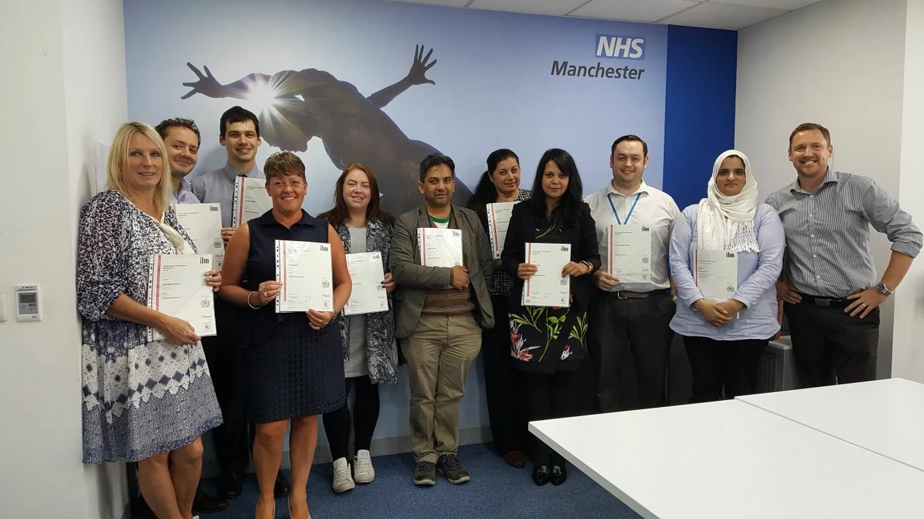 Delegates receiving their results