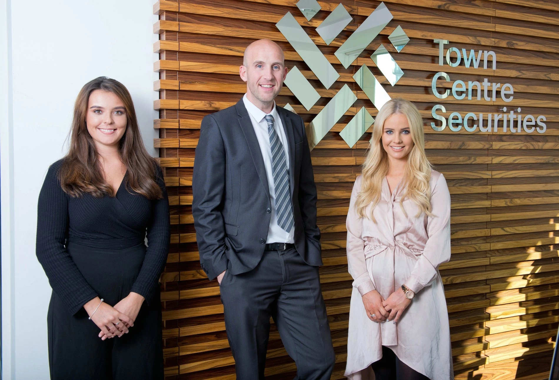 Town Centre Securities' new marketing team.