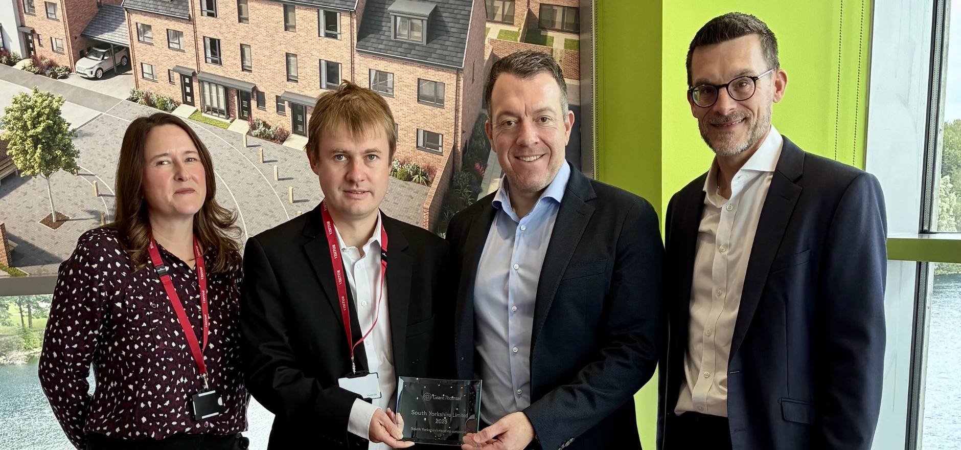 Grant Thornton Award _ From left to right; Donna Steel, Partner at Grant Thornton, Matthew Wilson, Tax Director at Grant Thornton, Ian Hoad, CEO at Keepmoat, Mark Dilley, CFO at Keepmoat (1).jpg
