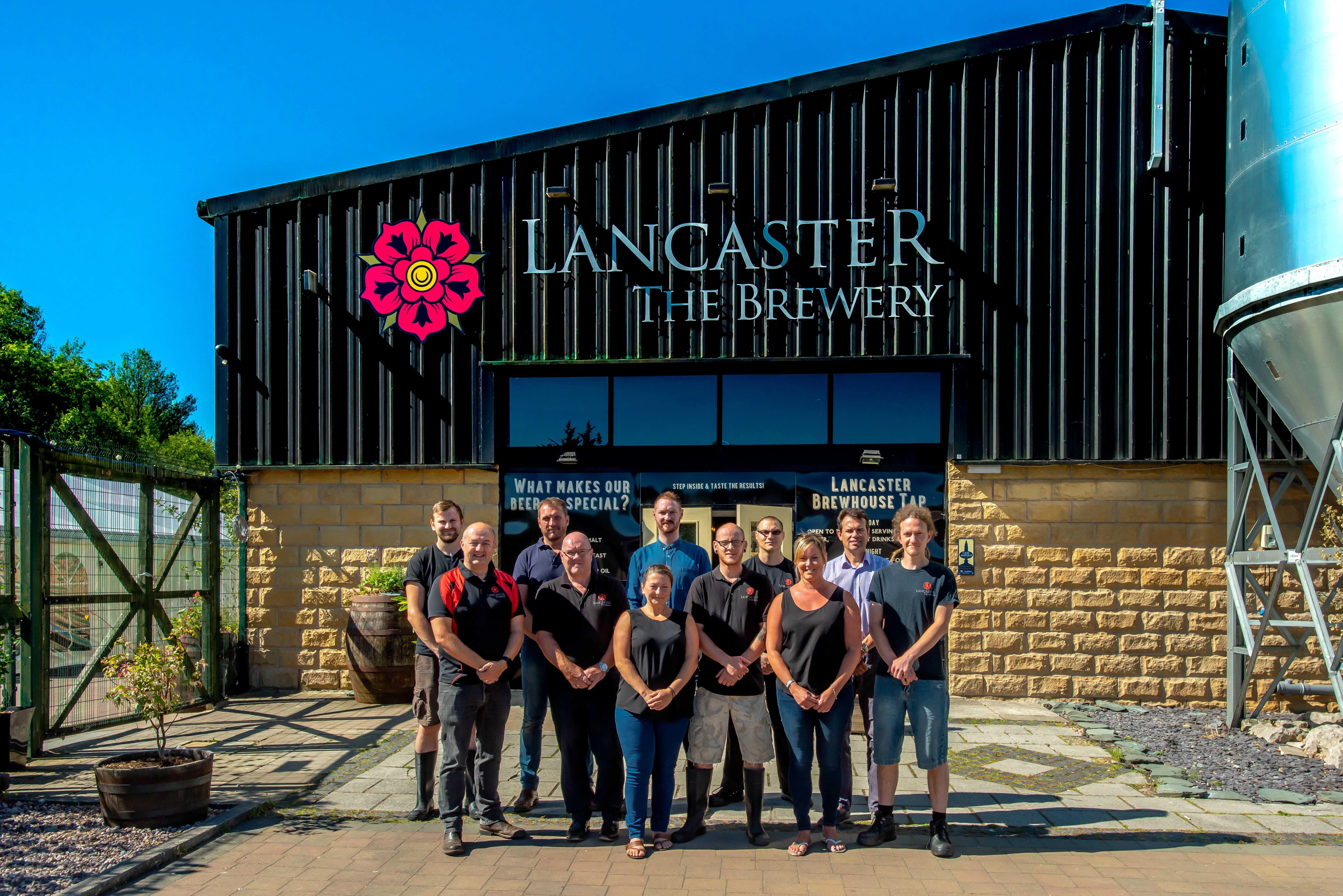 The team at Lancaster Brewery 