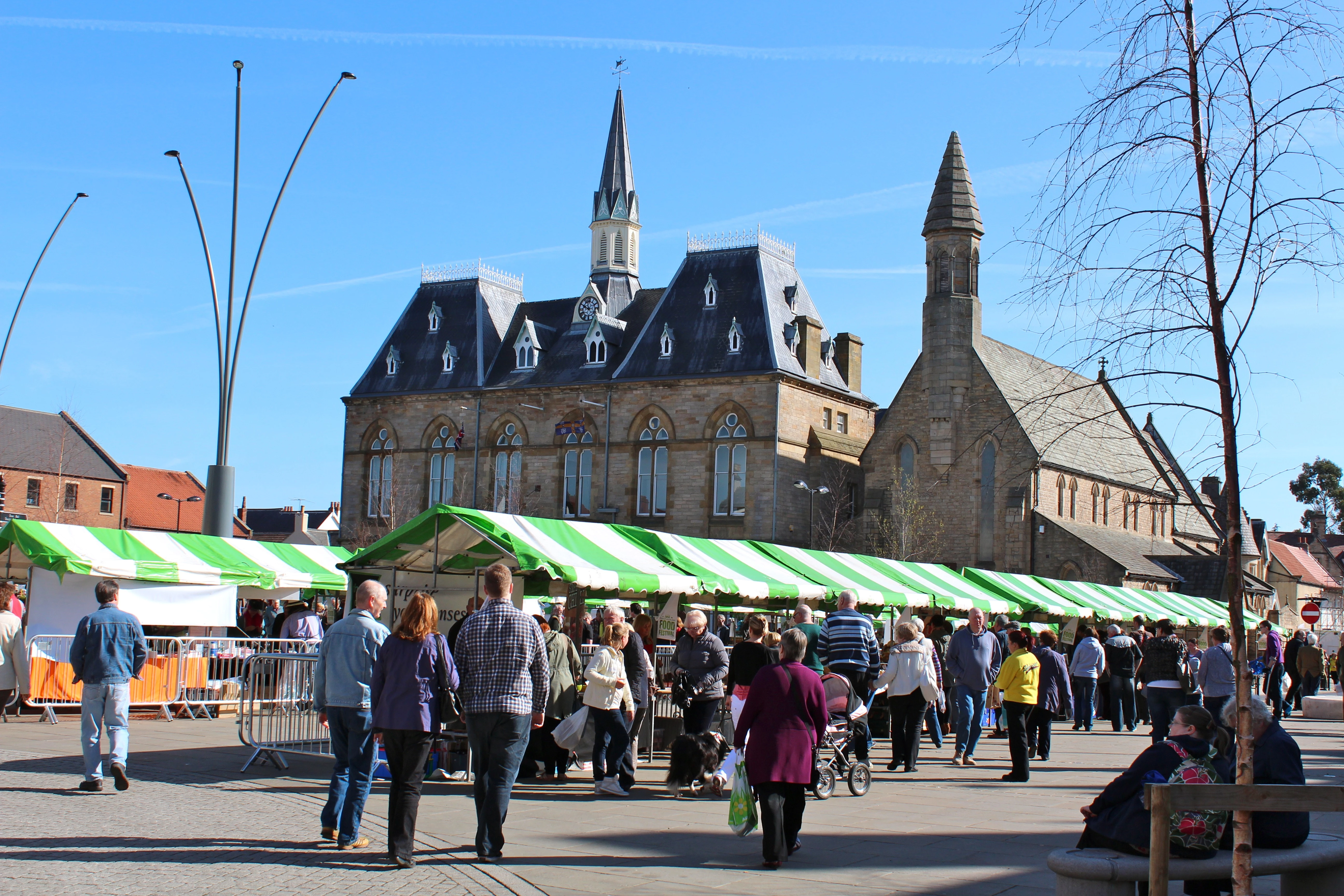 Food and arts on the Market Place