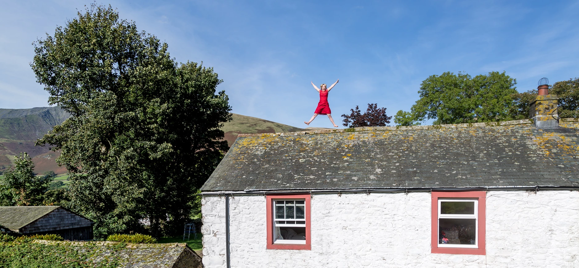 Sally's Cottages Roof Jump