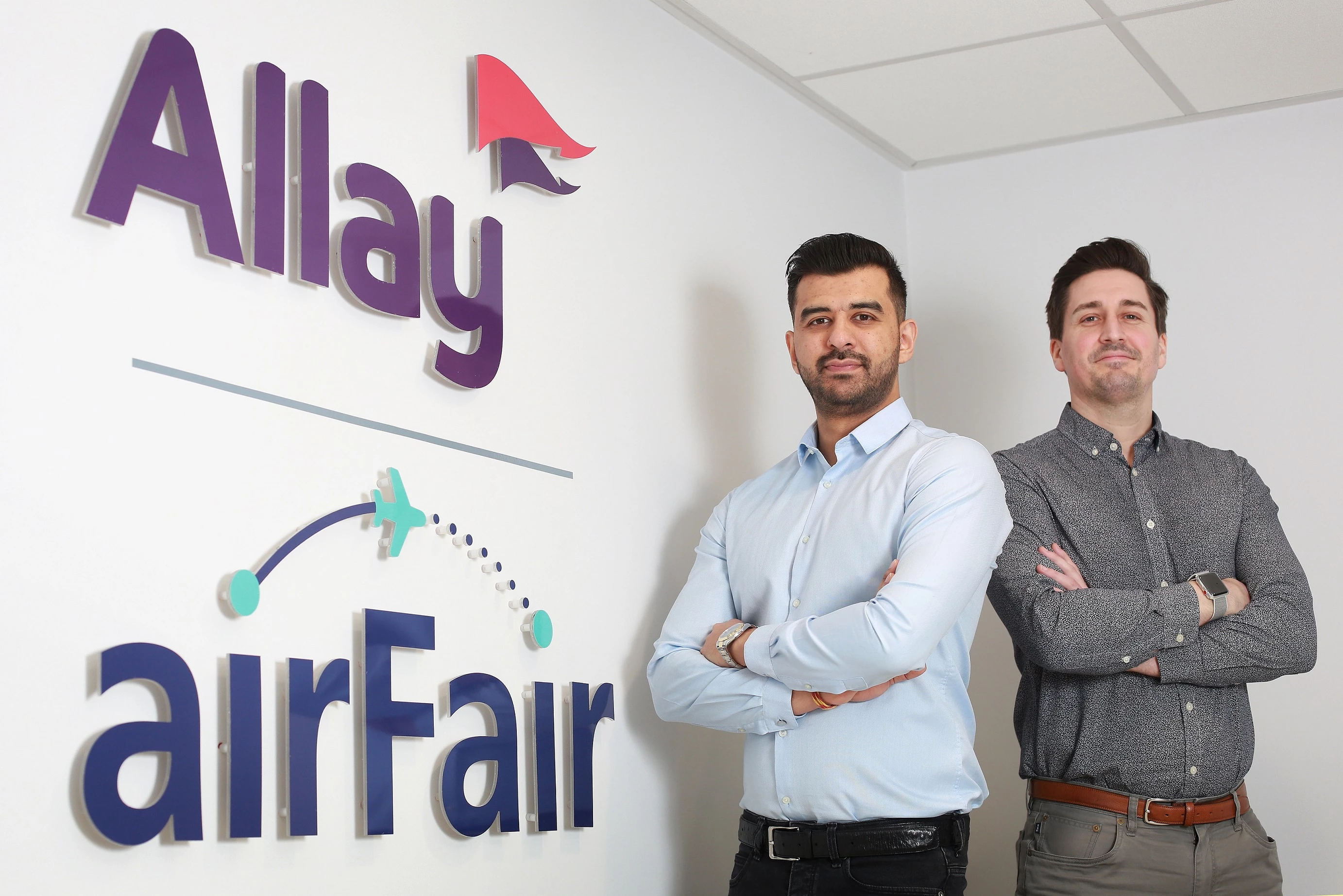 Rahul Sharma, partner at airFair and Aaron Barrett, Collections Manager at Allay