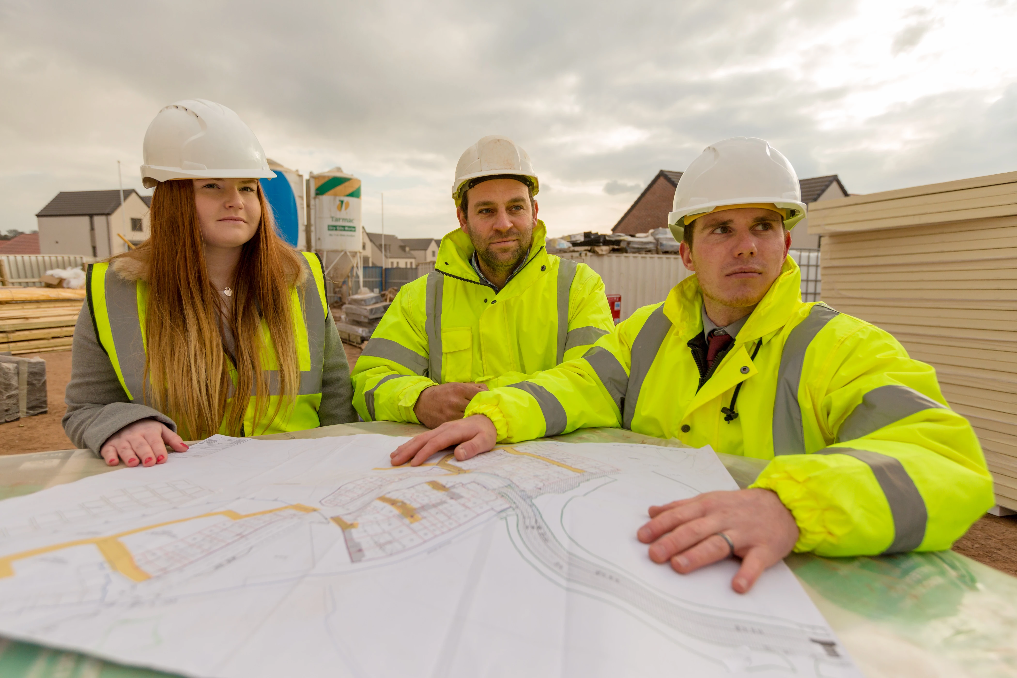 Persimmon Homes construction