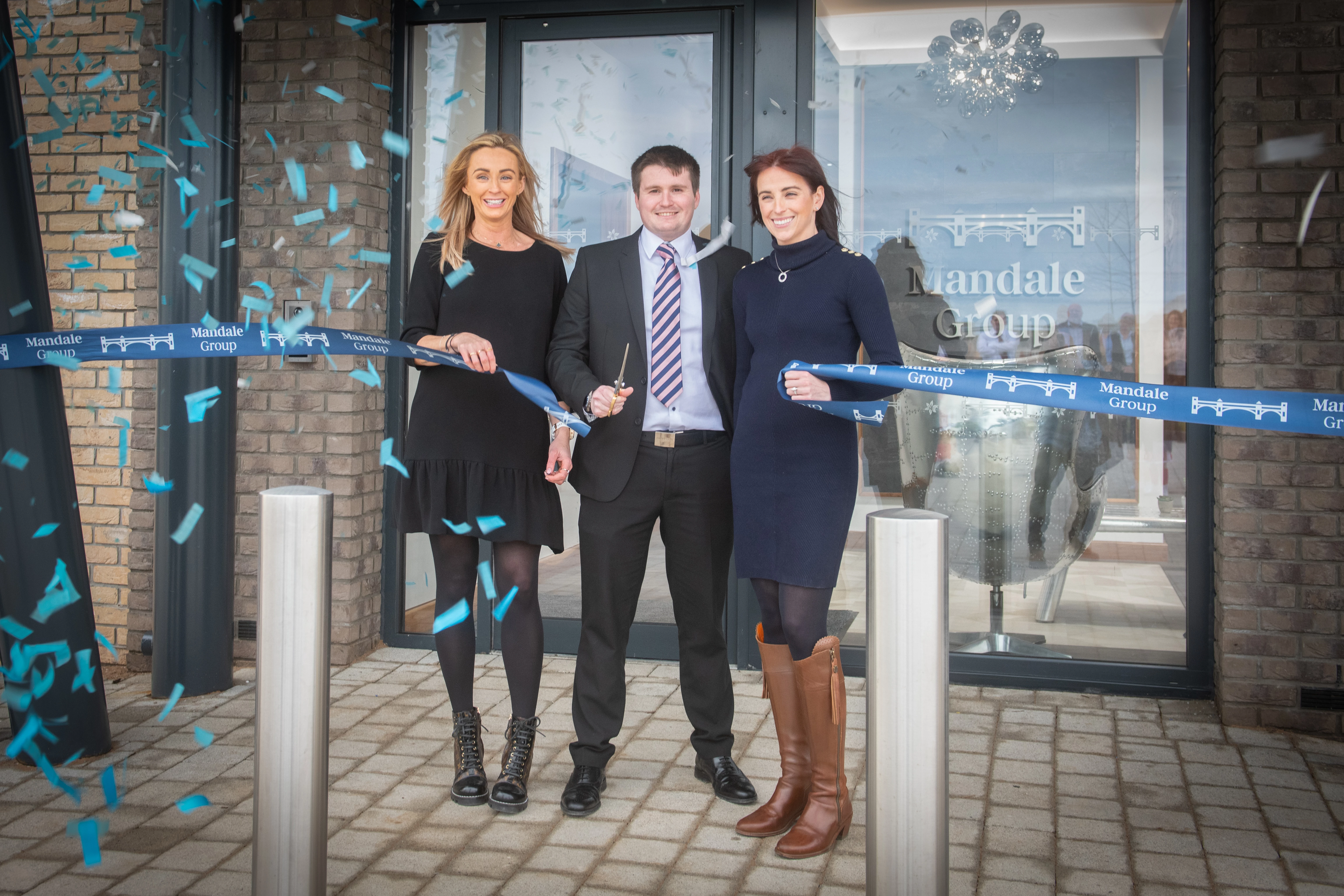 Sales director Helen Woods, commercial estate manager Rob Harriman and commercial manager Harriet Spalding from Mandale Group