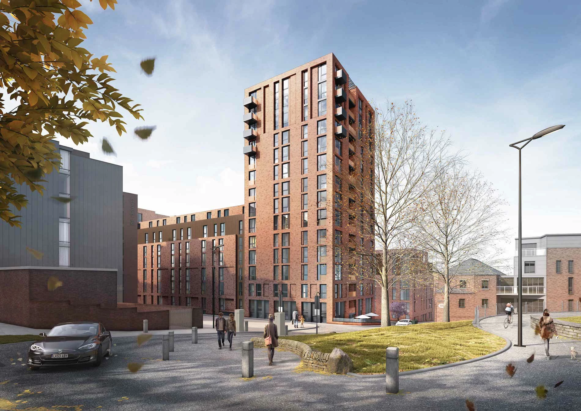 How the final phase of Panacea Property Development’s Well Meadow regeneration scheme will look on completion