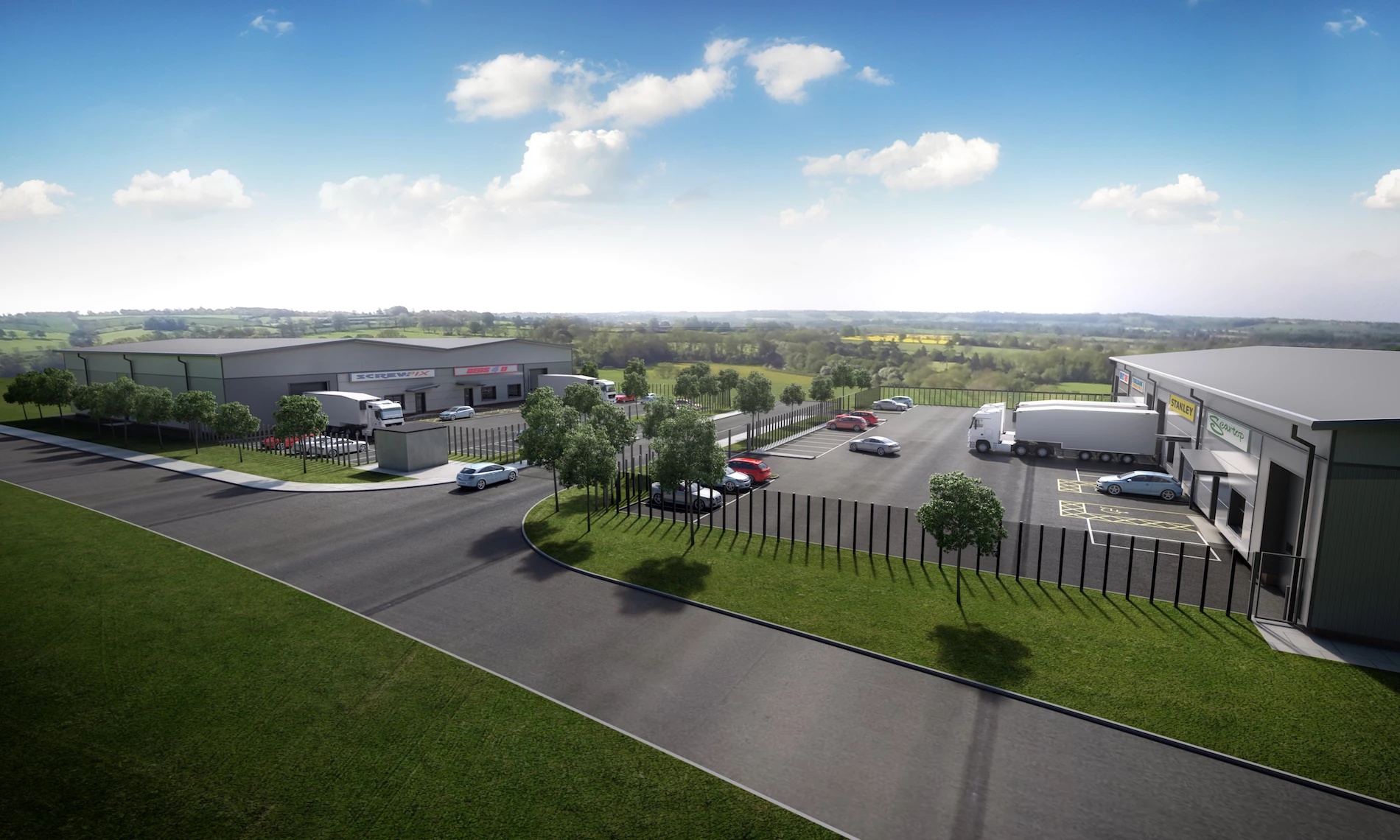 CGI of Eden Business Park