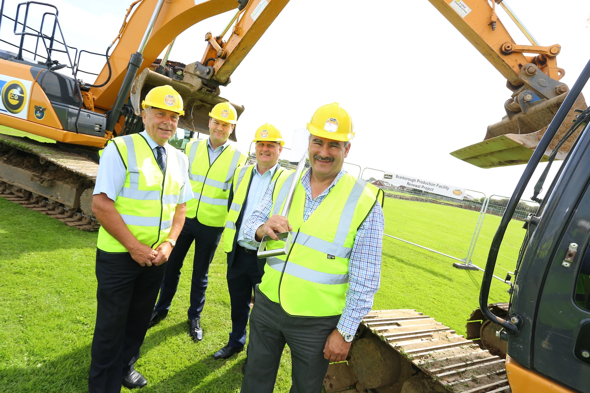 McCain Foods marked the milestone with a ground breaking ceremony at the Eastfield site.