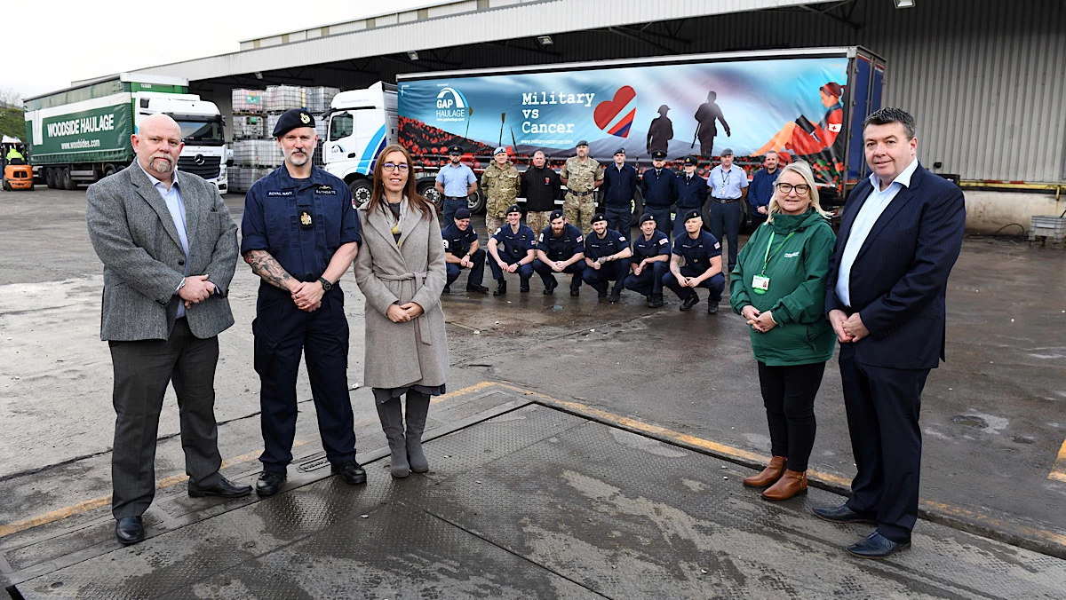 Military vs Cancer mural unveiling