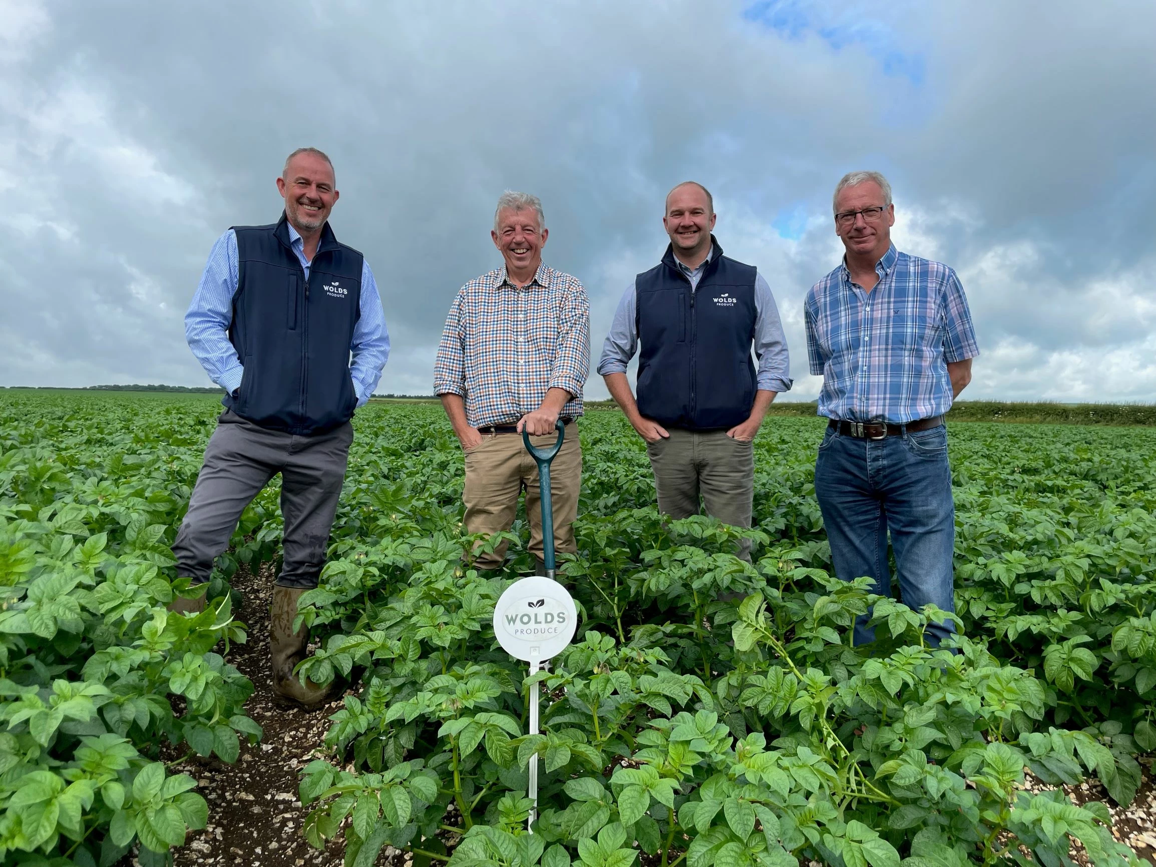 Picture shows (L to R): Graham Bennett, seed director of Wolds Produce; and seed managers Stuart Fox, Andrew Johnston and Bill Quarrie 