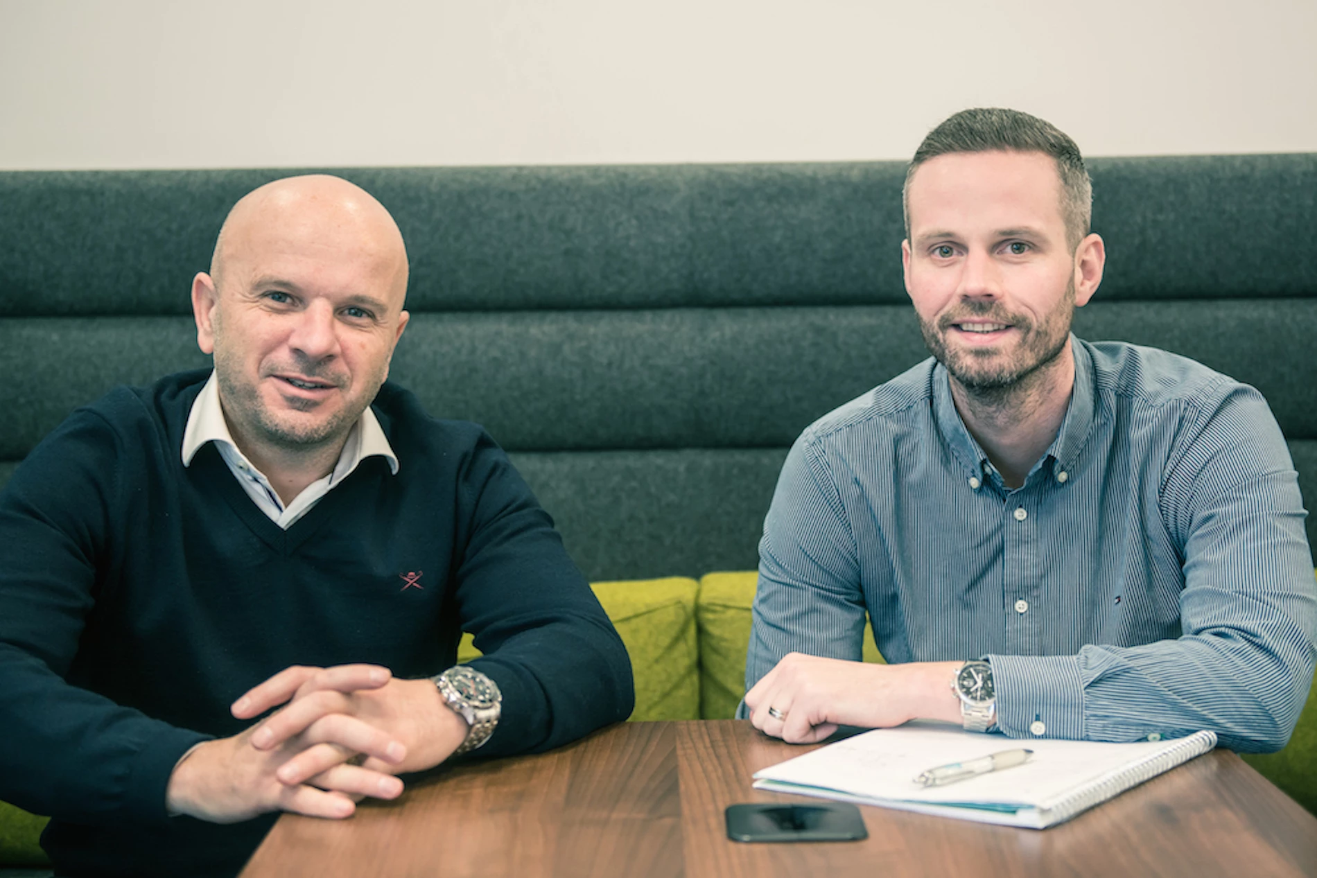 Smartgate’s managing director Paul Johnson and technical director Lee Williams.