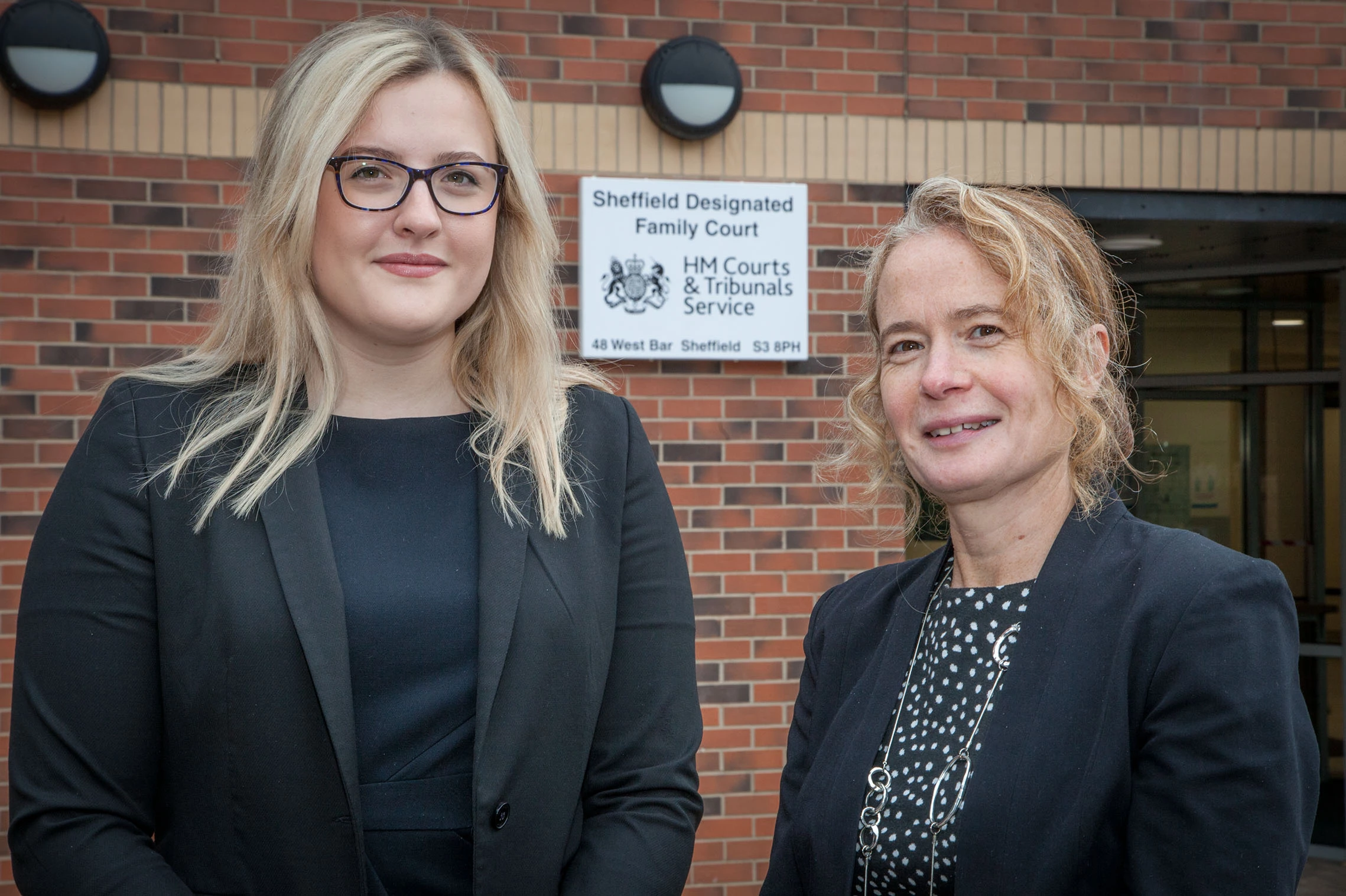Taylor&Emmet family law partner, Lucy Rodgers (right) and her assistant, Rebecca Kelly, who have pioneered court e-bundling. 