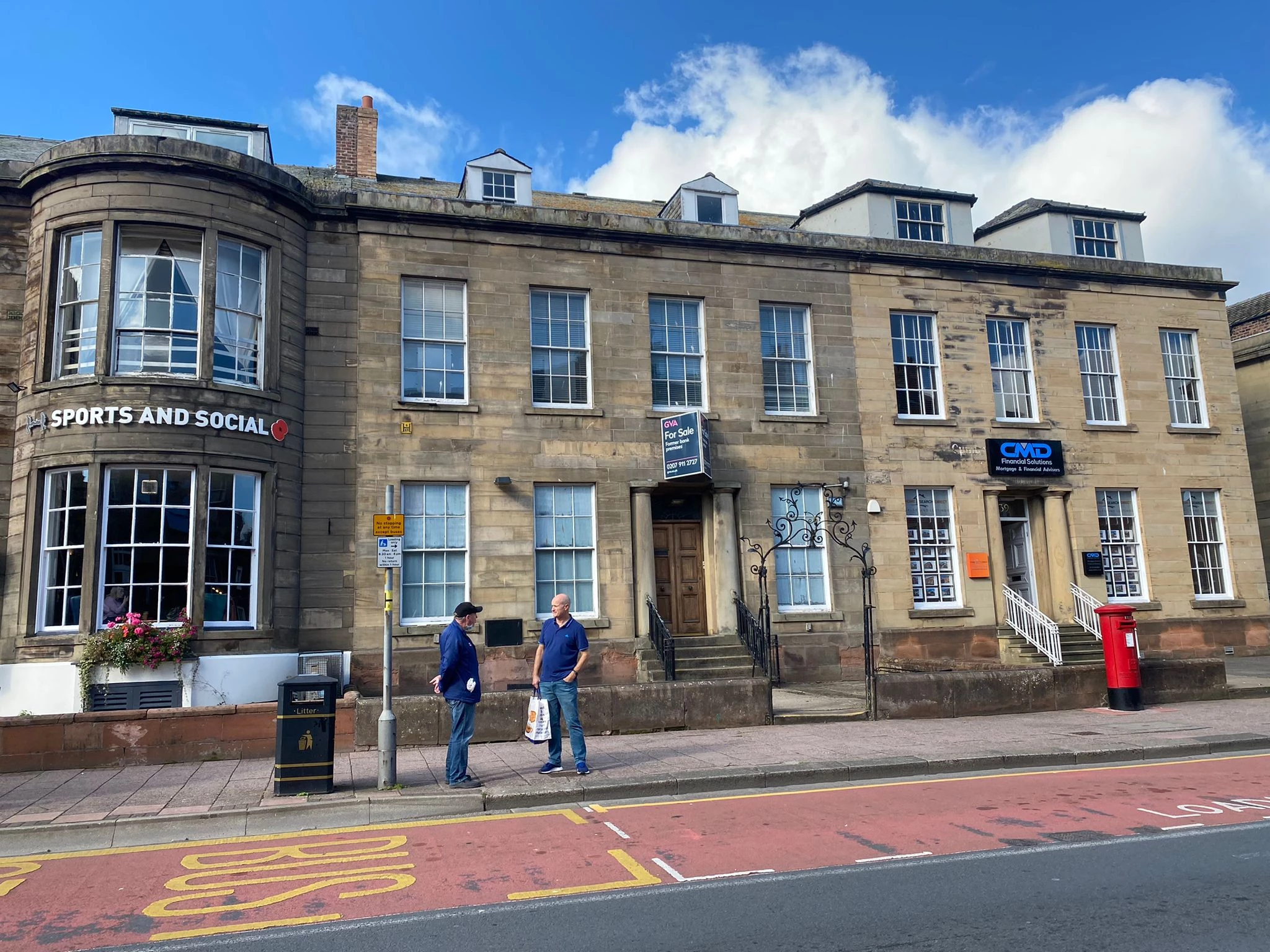 The former RBS branch, Lowther Street, Carlisle, up for auction with Pugh