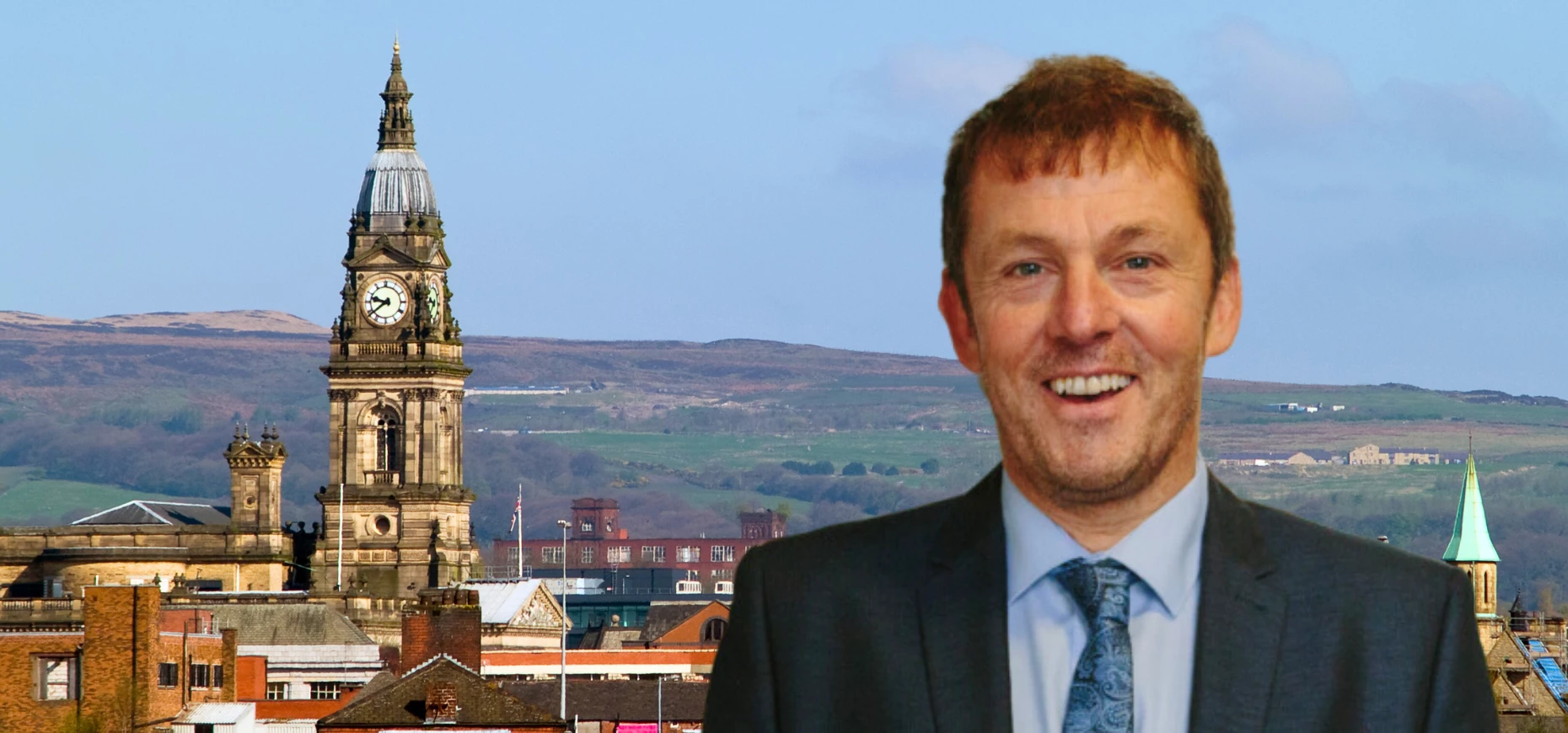 Jonathan Nelson, fund manager at Rosebud, pictured against the Lancashire skyline.